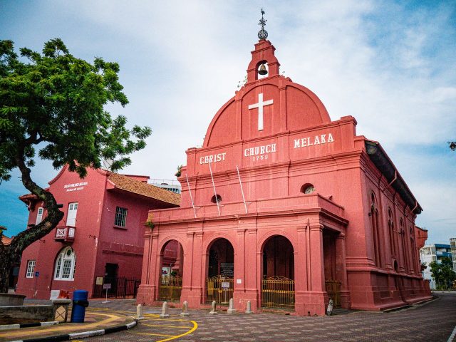 Stadthuys and Christ Church, Melaka City, Melaka, Malaysia